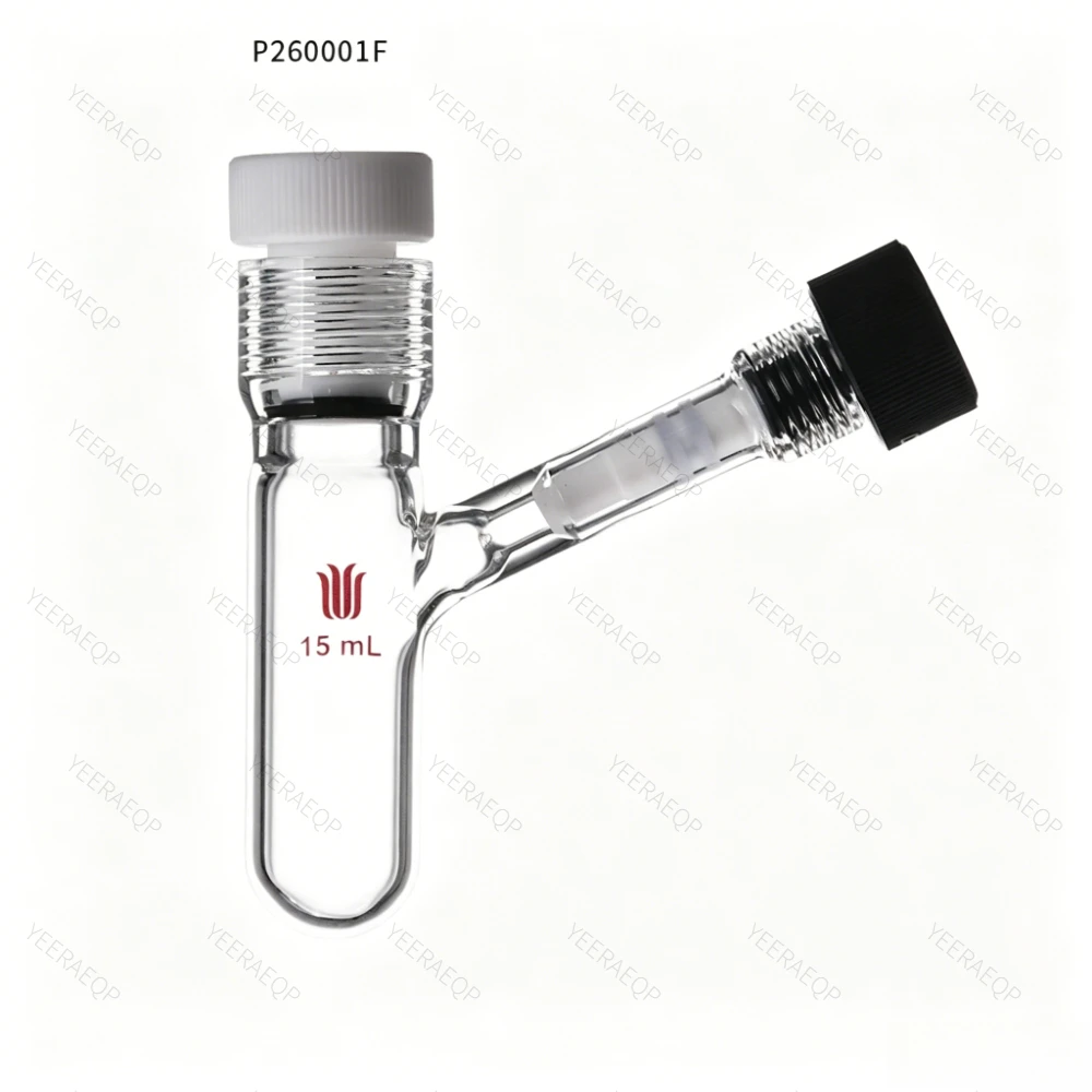 synthware-p26-flacon-de-reaction-a-parois-epaisses-top-15--bouchon-a-filetage-interne-en-ptfe-cote-7--valve-a-vide-de-haute-pression-avec-filetage-interne-0-4-mm