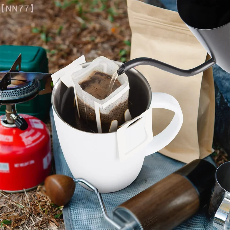 50Pcs Disposable Drip Coffee Cup Filter Bags - Ideal Office & Travel Brew Coffee and Tea Tool, Coffee Filters Paper