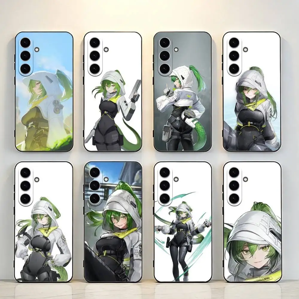 

Endfield Fluorite Phone Case For Samsung Galaxy A73,A72,A71,A70,A53,A52,A51，Black Shell ll