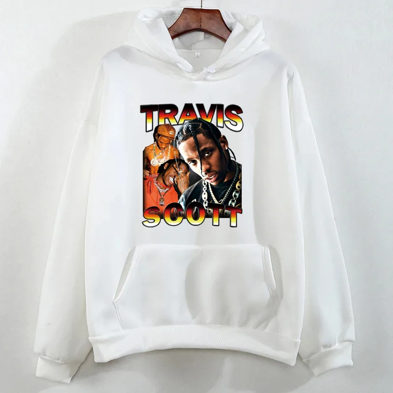مغني الراب ترافيس الجرافيك هوديس سكوت مطبوعة البلوز الخريف الرجال طويلة الأكمام Harajuku الشارع الشهير البلوز القمم ملابس الموضة