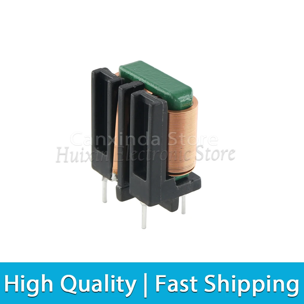 2pcs SQ Flat Copper Wire EMI Filter Inductor Vertical Common Mode Inductance Magnetic Toroidal Coil 5mH 10mH 15mH 20mH 25mH 28mH