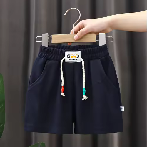 1pcs Summer Kids Shorts Boys Girls Solid Color Short Baby Solid Color Casual Pant Children Short Pant  Sport Clothing Outwear - Image 4