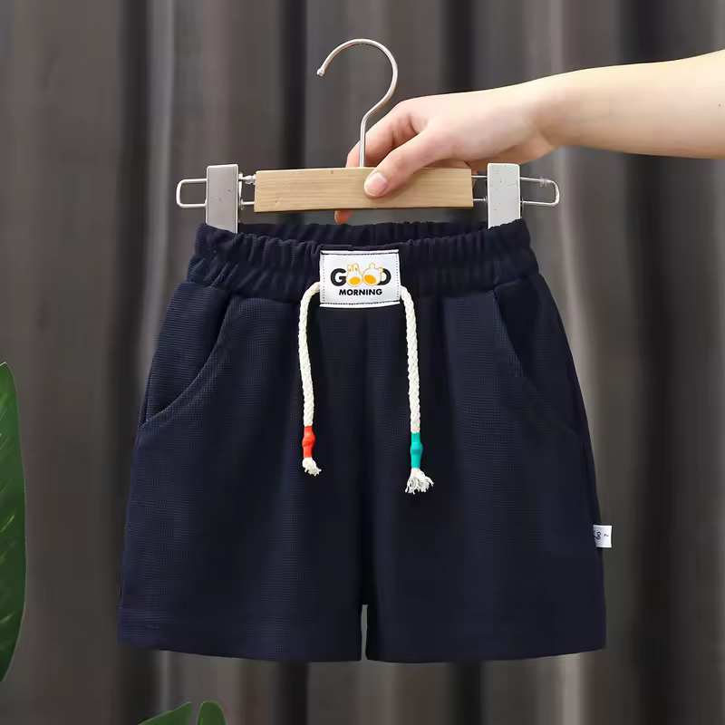1pcs Summer Kids Shorts Boys Girls Solid Color Short Baby Solid Color Casual Pant Children Short Pant  Sport Clothing Outwear - Image 4