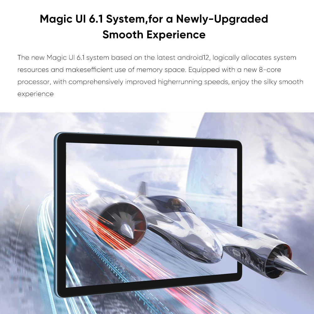 Imagem -05 - Tablet de Tela Grande Proteção Ocular Ultra Fino Android 12 Wi-fi Mtk8786 Octa-core 10.1 Versão Global Honor-x8 hd