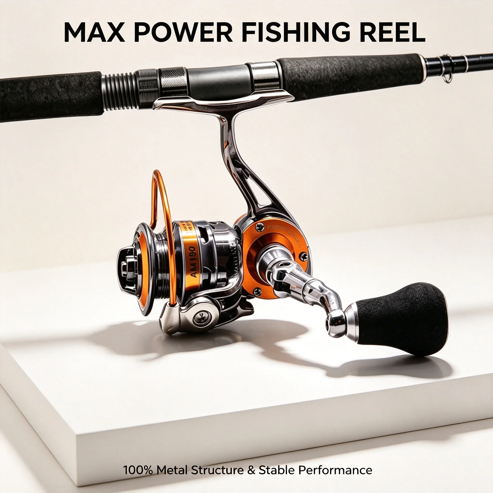 Trolling Reel - 1 PC Portable AM150 All Metal