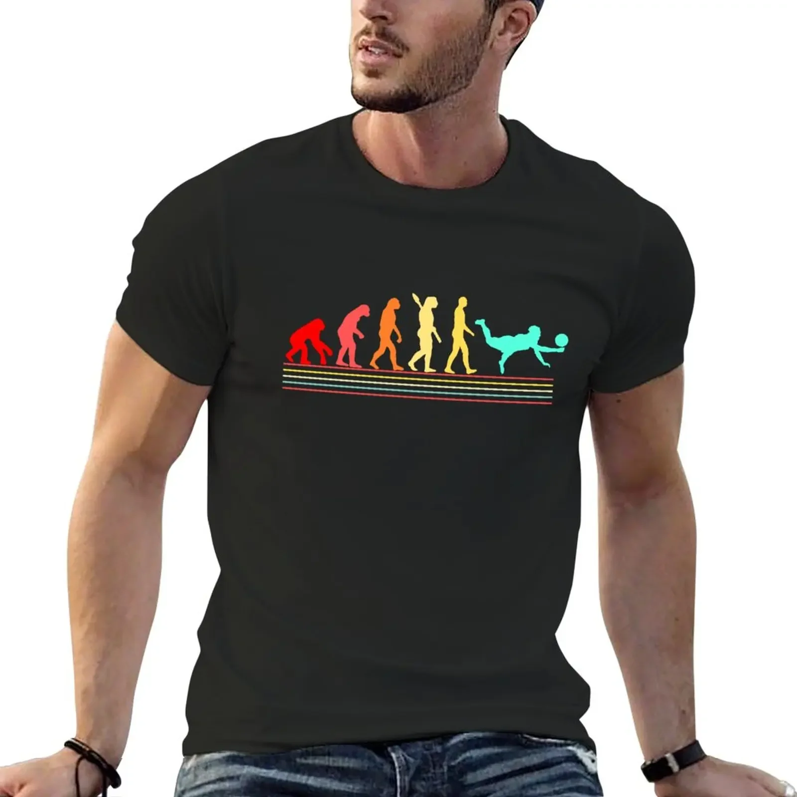 New Volleyball Evolution Beach Volleyball Volleyball T-Shirt Blouse mens t shirt graphic