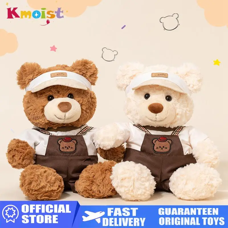 

28CM Cute Fluffy Bear with Suit Stuffed Kawaii Animal Bear Plush Toy Kid Soft Doll Birthday Gifts for Girlfriend Valentine's Day