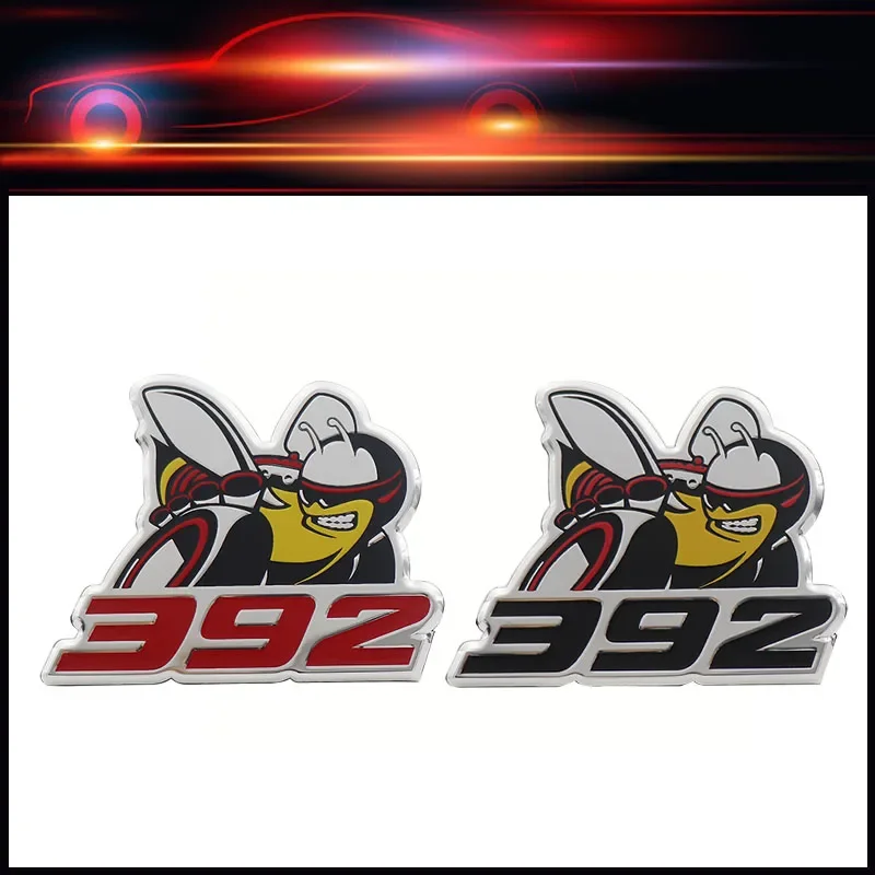For Dodge Challenger US SUV Off Road 3D Car Styling 392 Car Hood Fender trunk Rear Bonnet Nameplate Decal Emblem Badge Sticker