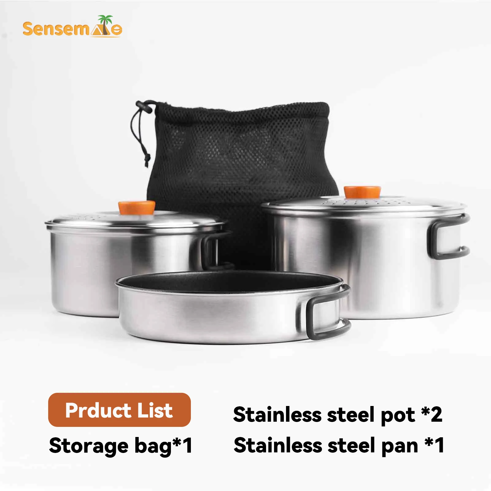 Camping Cutlery Set Portable Stainless Steel Tactical Nesting Cutlery Set Tablewear Nomad Dinnerware Kit Camping Tableware Set