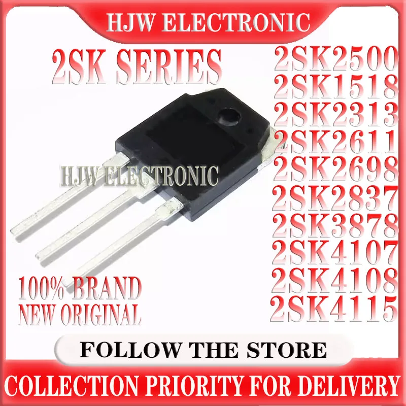 

5PCS 2SK2500 K2500 TO-247 TO-3P 2SK1518 2SK2313 2SK2611 2SK2698 2SK2837 2SK3878 2SK4107 2SK4108 2SK4115 K2611 K2837 K3878 K4108