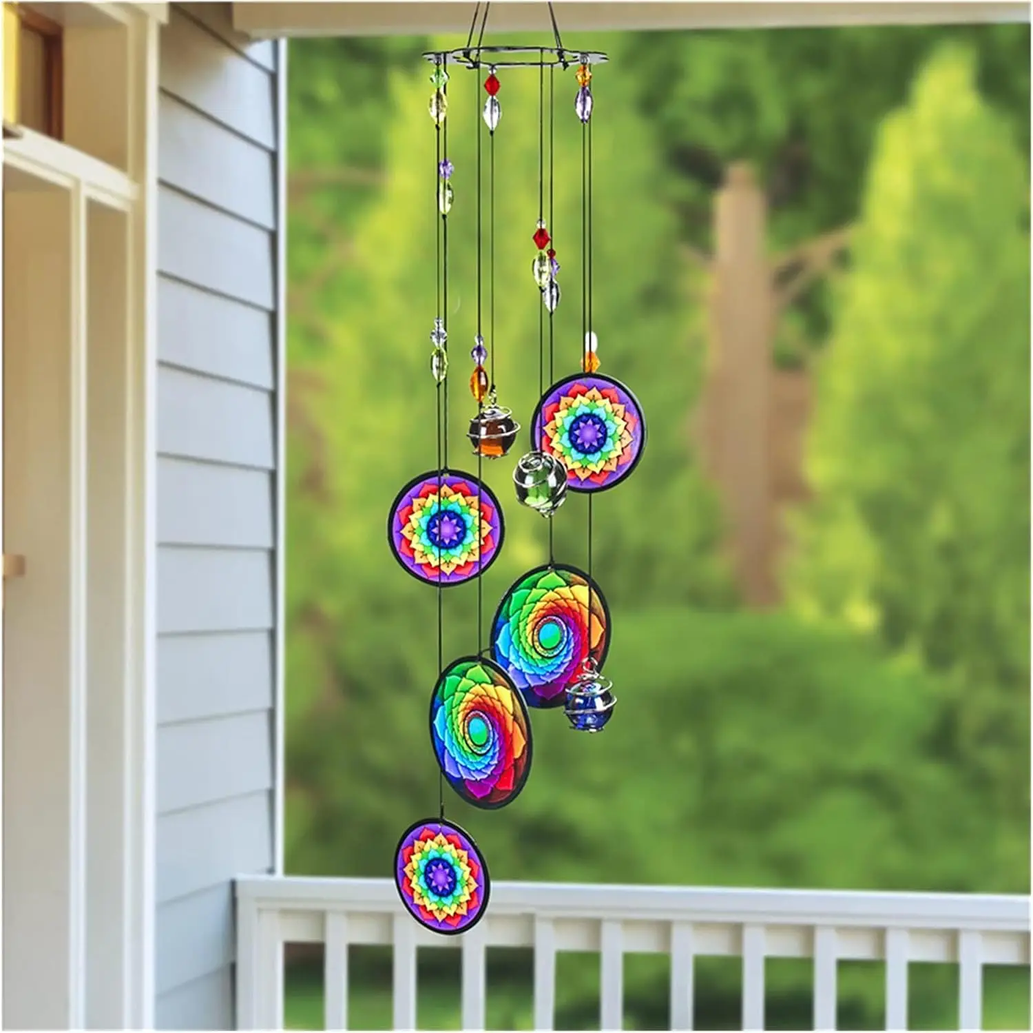 Wind Chimes 6 Styles Memorial Wind Chimes Outdoor Decor Window Hanging Windchimes Ornament Fneg i Decoration for Patio Balcony G