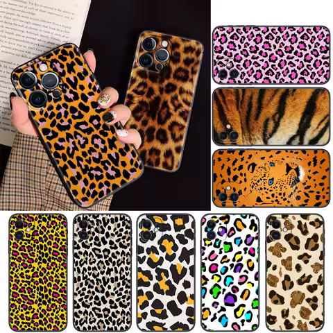 Fashion leopard Soft Silicone Case for Samsung A71 A72 A73 A81 A82 A91 S20 Fe Lite S21 S22 S23 S30 Ultra