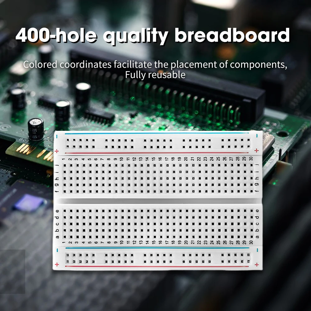 Universal Test Board 400 Point Universal Experiment Boards MB-102 Breadboard Spliceable for Circuit Assembly and Commissioning