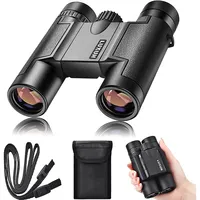 LUXUN-Mini Pocket Binoculars for Adults and Kids, Waterproof, Compact and Portable Telescope, Camping, Hunting, Tourism, 15x25