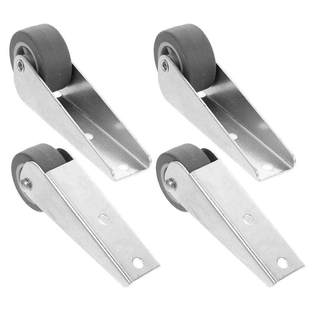 

4pcs Door Bottom Wheels High Load Bearing Smooth Sliding for Wooden Doors Wardrobe Barn Gate Roller Hardware Accessories