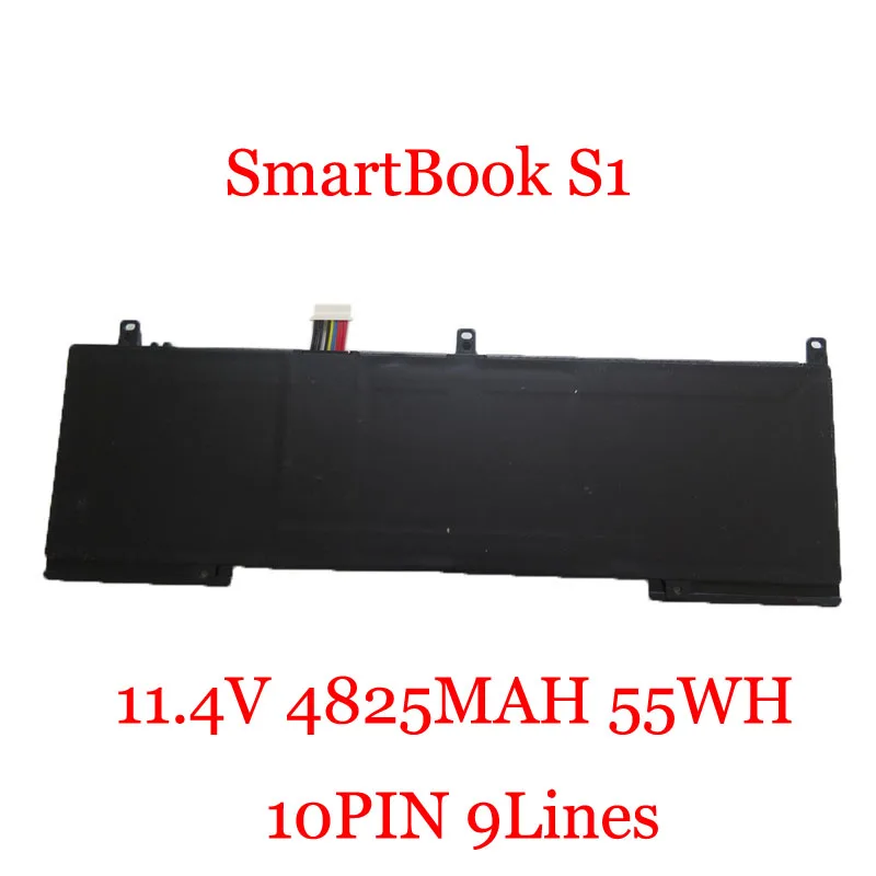 Laptop Battery For IPASON SmartBook S1 11.4V 4825MAH 55WH 10PIN 9Lines New