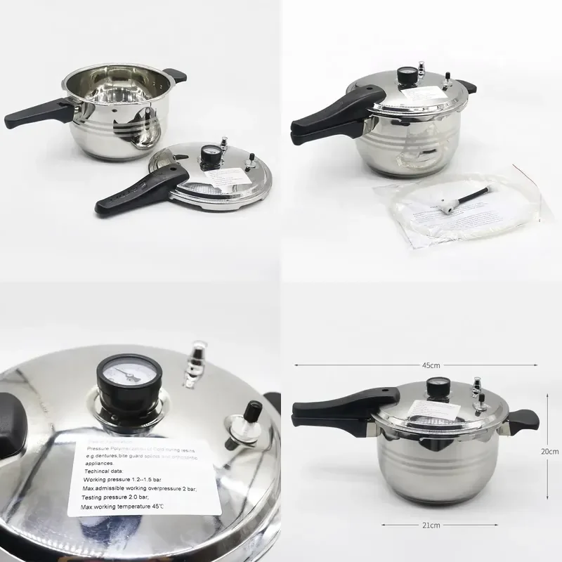 

【2026】 Pneumatic Polymerizing Pot Lab Stainless Steel Pressure Pot