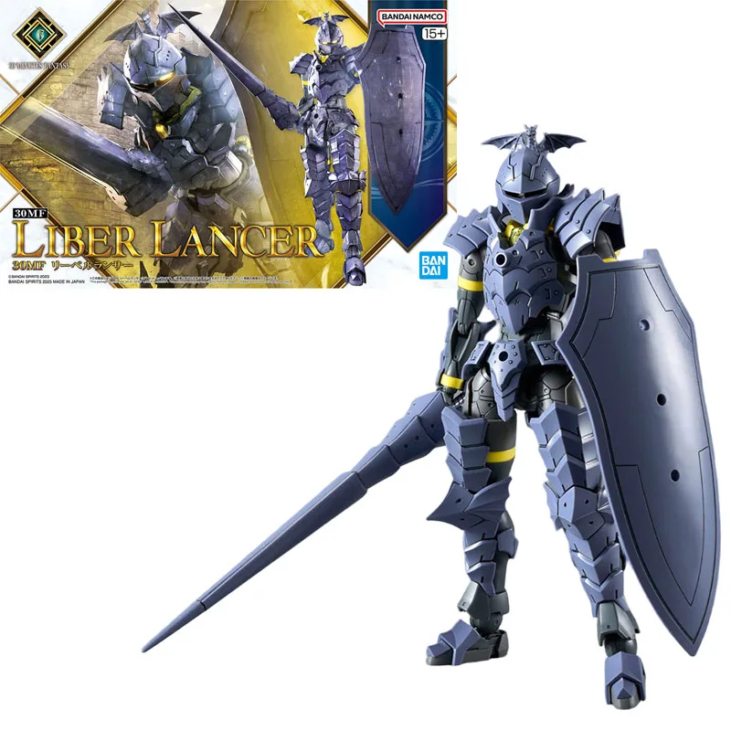 Bandai Original 30 minutos FANTASY LIBER ASSASSIN LIBER LANCER Anime figura de acción modelos de juguete para ensamblaje regalos para niños 30MF