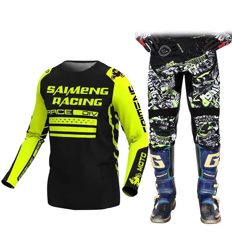 Motocross Jersey Pant Kits Mens Kits Women's MX ATV Enduro Dirt Bike Combo racing suit Enduro mountain Downhill Off-road