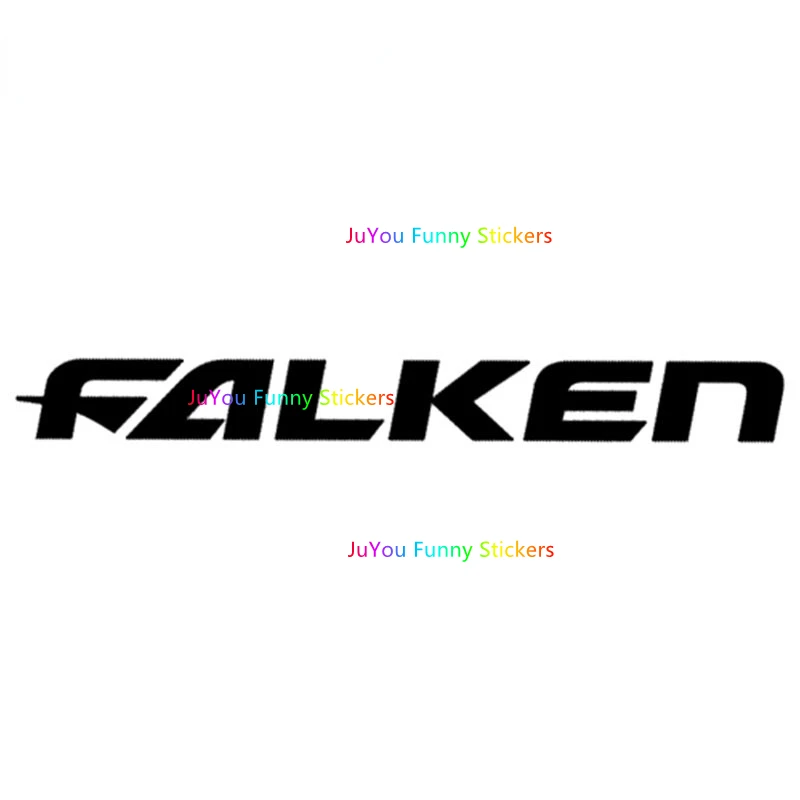 FUYOOHI Funny Stickers Exterior Accessories  FALKEN Die Cut Car Stickers Sunscreen Decals Vinyl Material Trunk Waterproof Decor