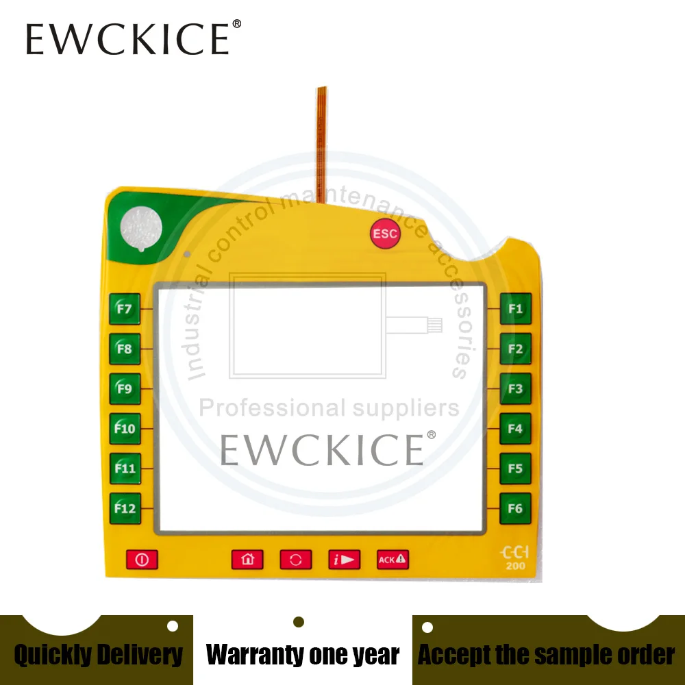 ใหม่ CCI-200 NTS E310708-15 R HMI PLC หน้าจอสัมผัสเมมเบรนหน้าจอสัมผัสและฟิล์ม