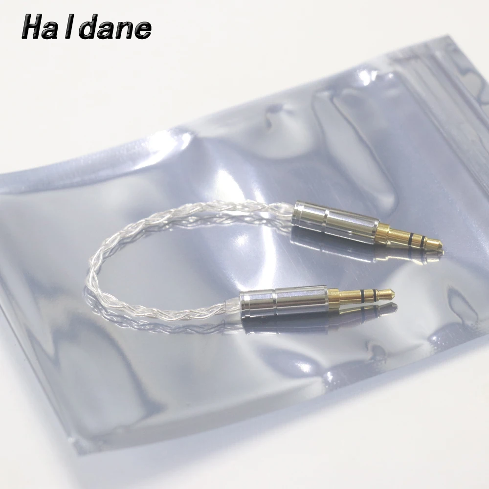 Haldane HIFI Single Crystal silver 3.5mm Male to 3.5mm Male Stereo Audio Hifi Audio Cable