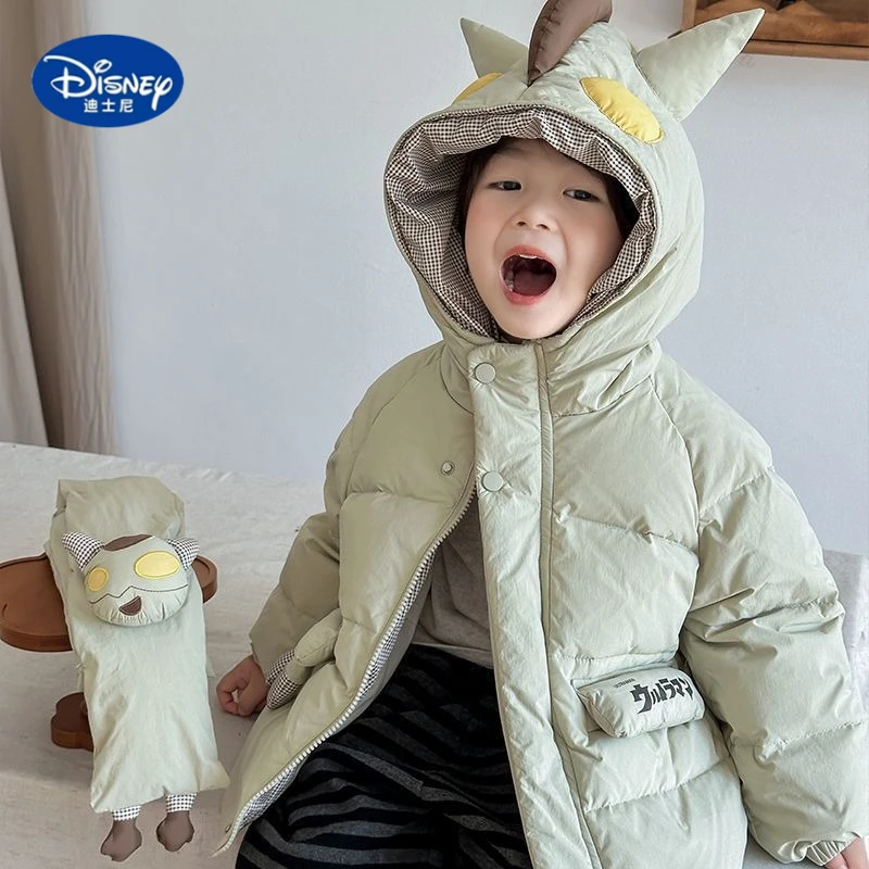 

Disney Kids' 2025 Winter Down Jacket | Hooded Warm Puffer for Boys & Girls, Fashion Cotton Blend Coat for Small Children
