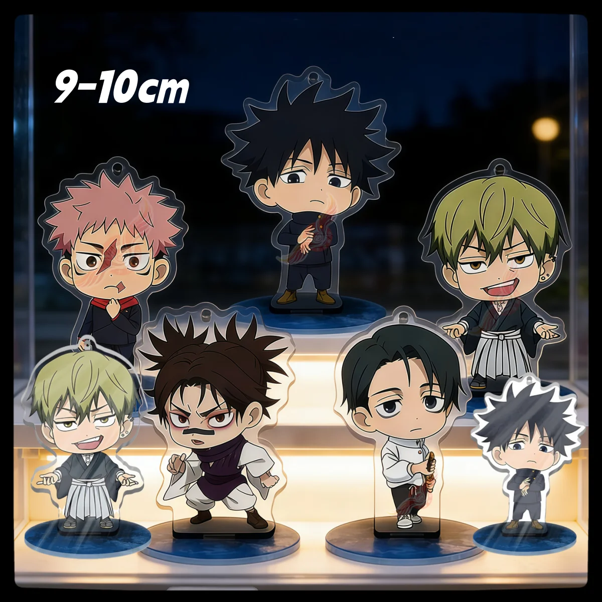 

Акриловая подставка Jujutsu Kaisen Q Version 3: Аниме-персонажи Годжо Сатору и Куроэ, декор для рабочего стола, серия Death Return