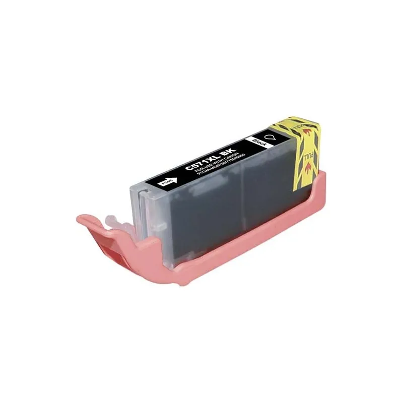 Black Canon alternative ink cartridge C571XLBK, replaces CLI571XLBK - 0331C001 XCCLI571XLBKC imprimirbien.com