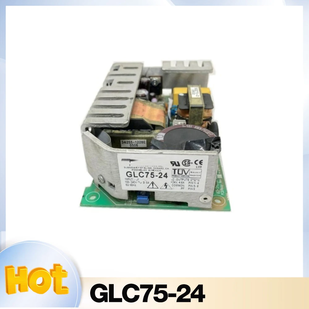 

GLC75-24 для CONDOR, блок питания промышленного медицинского оборудования + 24V4.6A