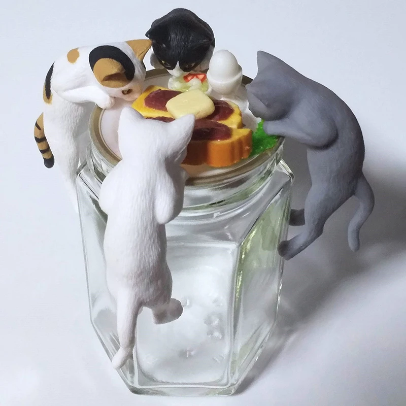 Neue Original Katze Beobachten Goldfisch Blind Box Kattun Katze Schwarze Katze Desktop Decor Geburtstag Geschenk Trendy Kind Spielzeug Sammlung