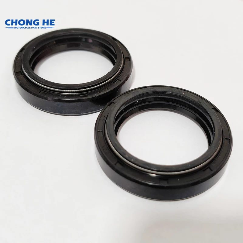 33mm x 45mm x 8/10mm Front Fork Shock Damper Oil Seal & Dust Seal Kit Set Motorcycle Spares 33x45x8/10 33*45*8/10 33 45 8/10 MM