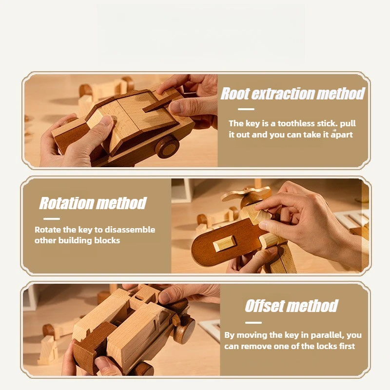 الأطفال اليدوية بنة التعليمية تجميعها لعبة أطفال نموذج طائرة سيارة بنة تجميع لغز هدية الطفل #6