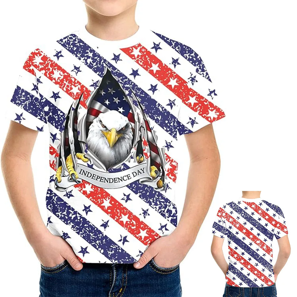 Summer boys fashion spider print T-shirt, trend short-sleeve shirt. Teen outdoor blazer