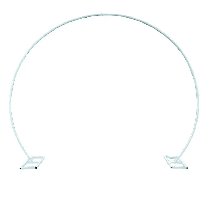 

Wedding Circular Arch Background Frame Decoration Flower Arch Half Round Wedding Decoration Props Balloon Arch Iron Frame