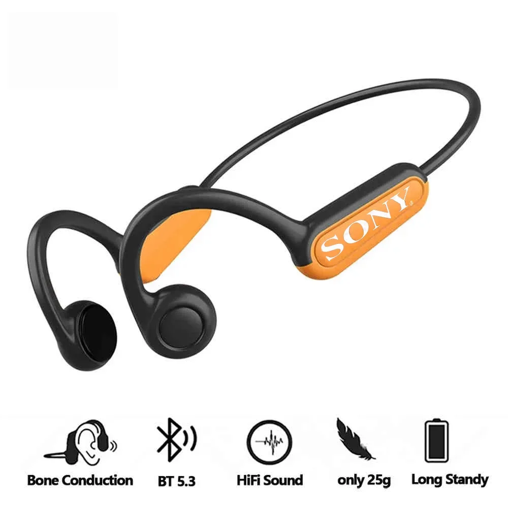 

SONY Conduction Headphone Wireless Bluetooth 5.3 Earphones Bone Conduction Headset Outdoor Sports EarHook Mic