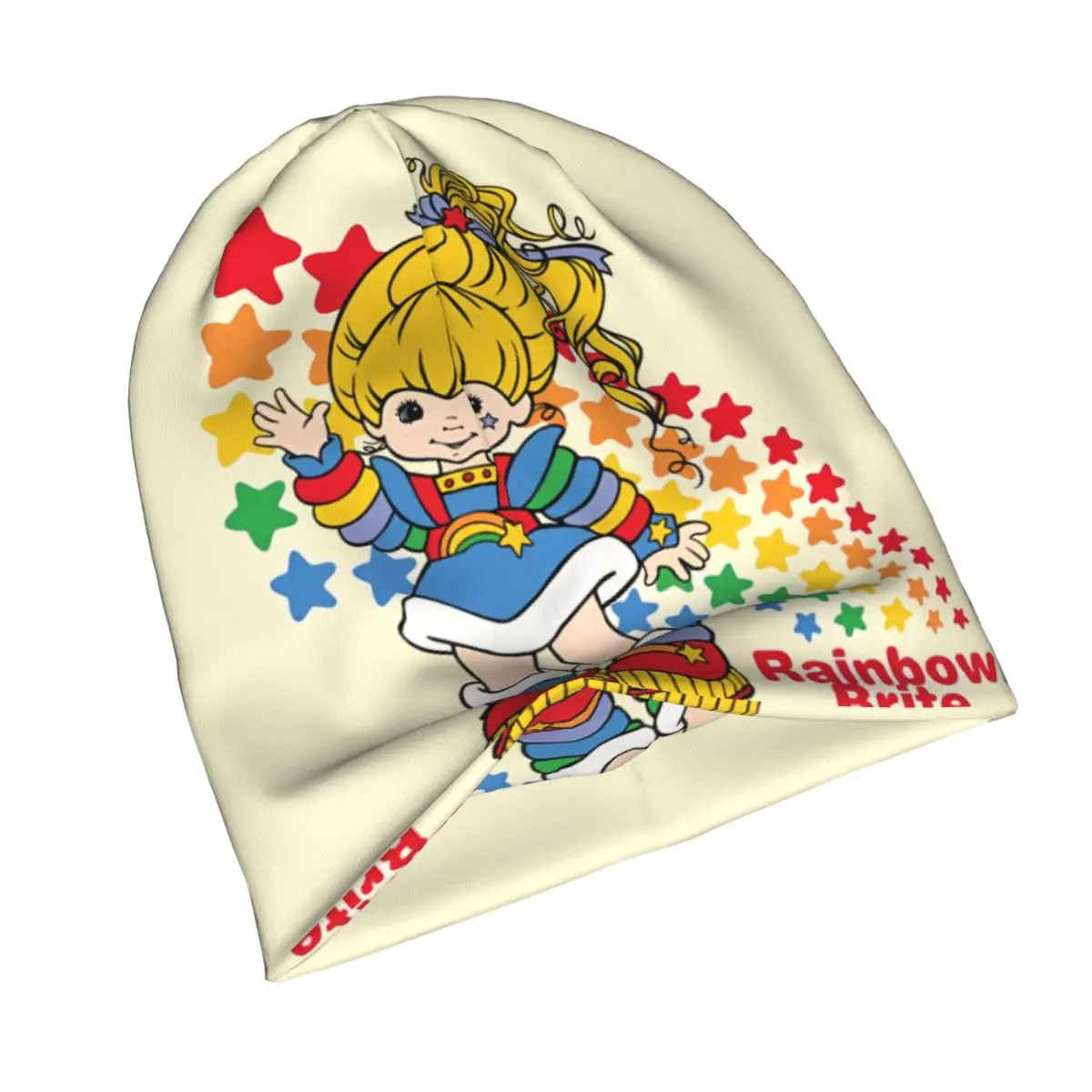 Rainbow Brite Hat Pullover Children Thin Warm Male Polyester Caps