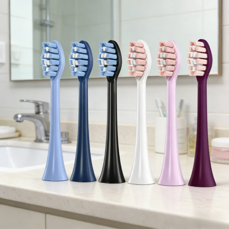 

Практичный набор из 4 сменных насадок для электрических зубных щеток FLYCO FT7105/FT7106/FT7108/FT7205/TH01 с мягкой щетиной