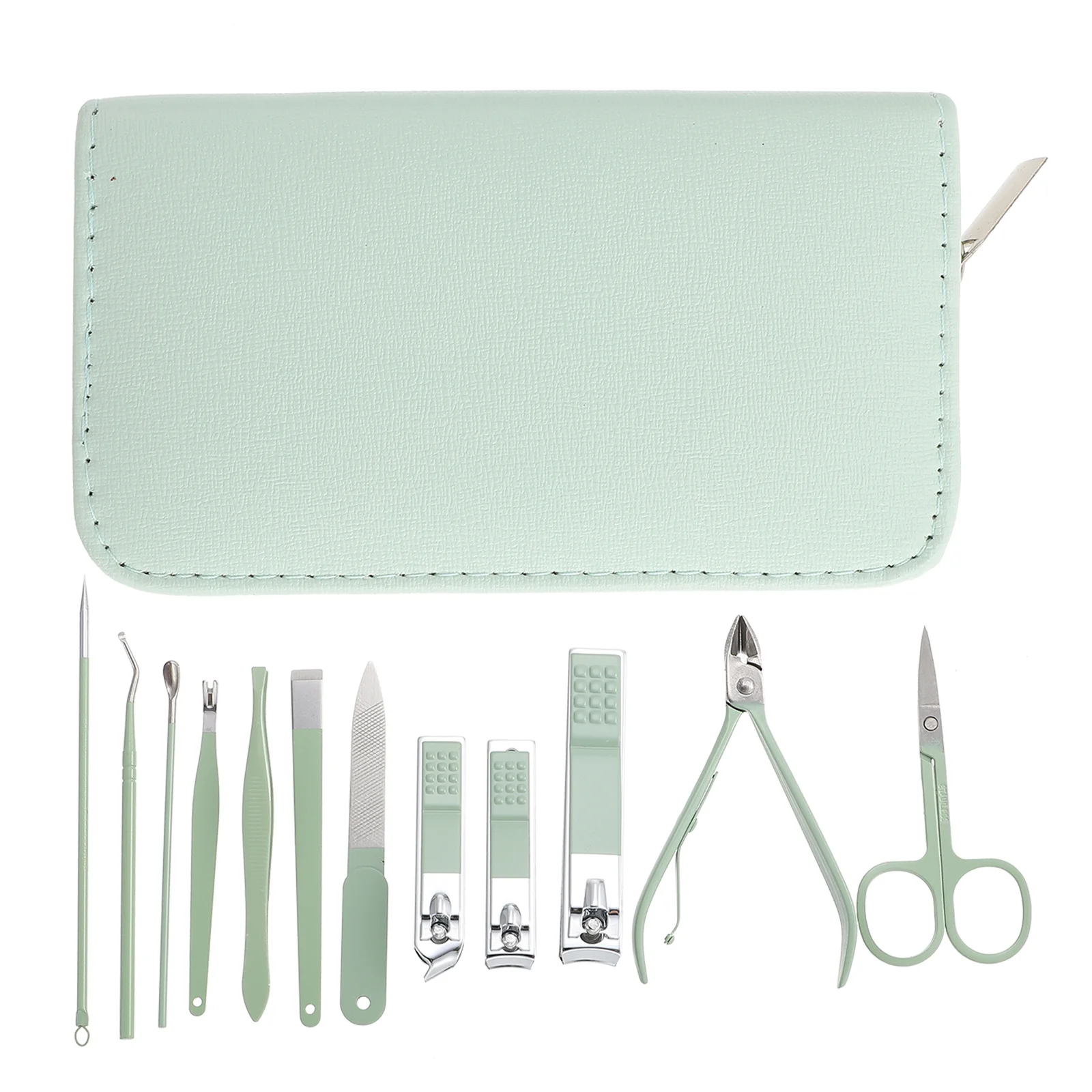 

1Set Household Manicure Set Stainless Steel Professional Pedicure Kit for Safe Easy Nail Trimming and Skin Cleaning Tools