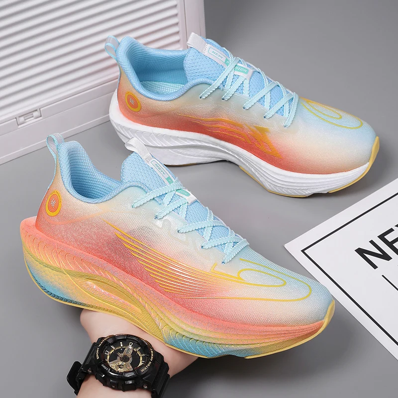 New Fashion Couple Casual Sports Sneakers Unisex Breathable Comfort Lightweight Non‑Slip Men Women Daily Walking Running Shoes