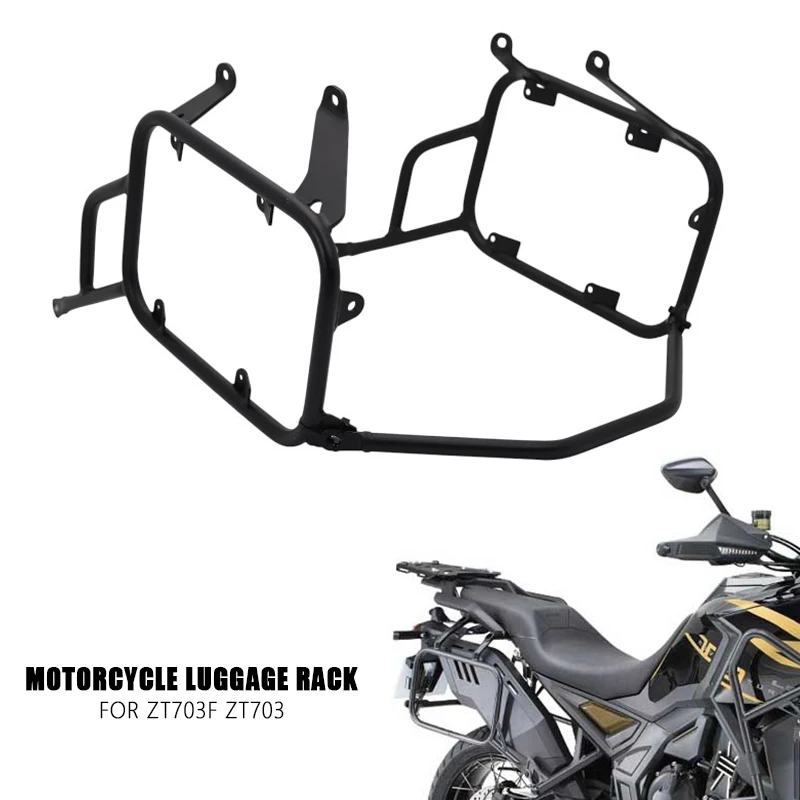 

Fit For ZONTES ZT703 ZT703F ZT 703 703F Motorcycle Stainless Steel Pannier Top Case Bracket Toolbox Support Saddlebag Holder
