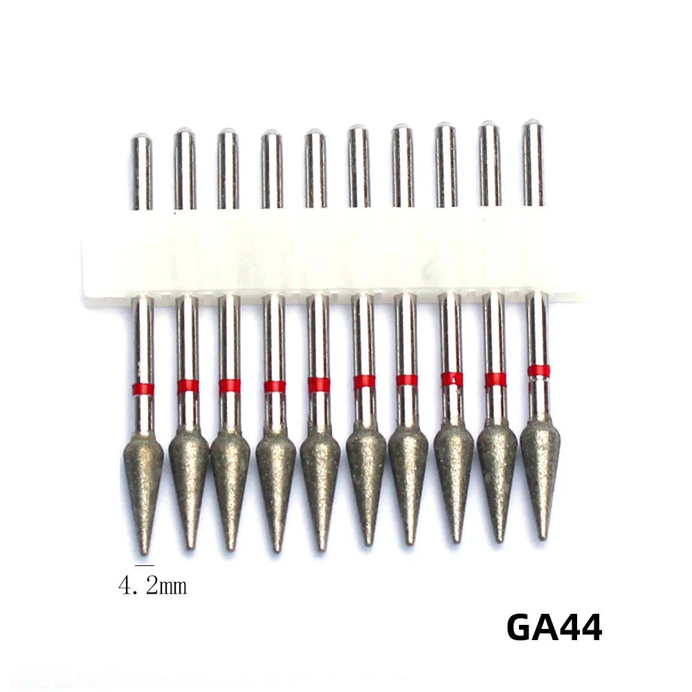 Professionelles Sicherheits-Diamant-Nagelbohrer-Set, 3/32 Zoll Hartmetall-Nagelhaut-Bits für elektrische Maniküre und Pediküre, 10-teilig