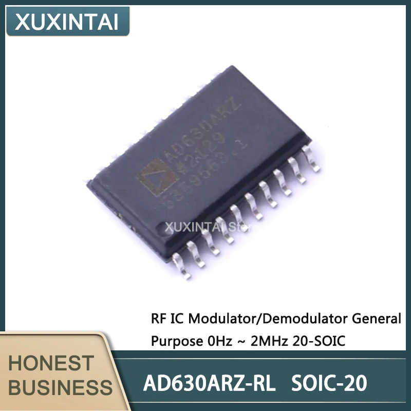 

5Pcs/Lot New Original AD630ARZ-RL AD630ARZ RF IC Modulator/Demodulator General Purpose 0Hz ~ 2MHz 20-SOIC