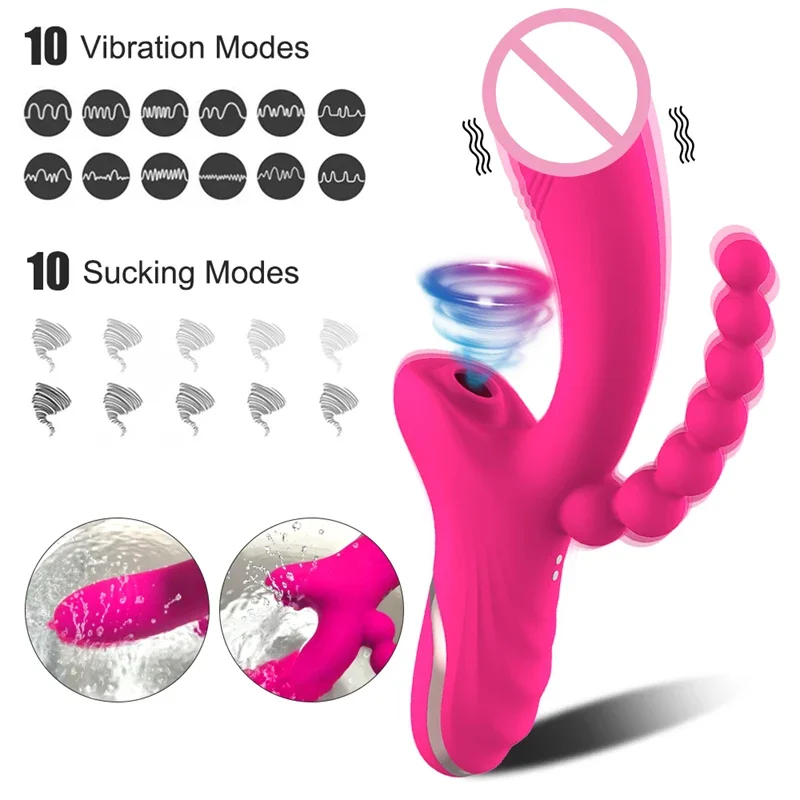 Vibrador de adsorción para mujeres, dilatador de vacío, falo, tapón para culo, consoladores, vibrador para hombres, Brasil, Penne Muschie Masculino, Genitalia