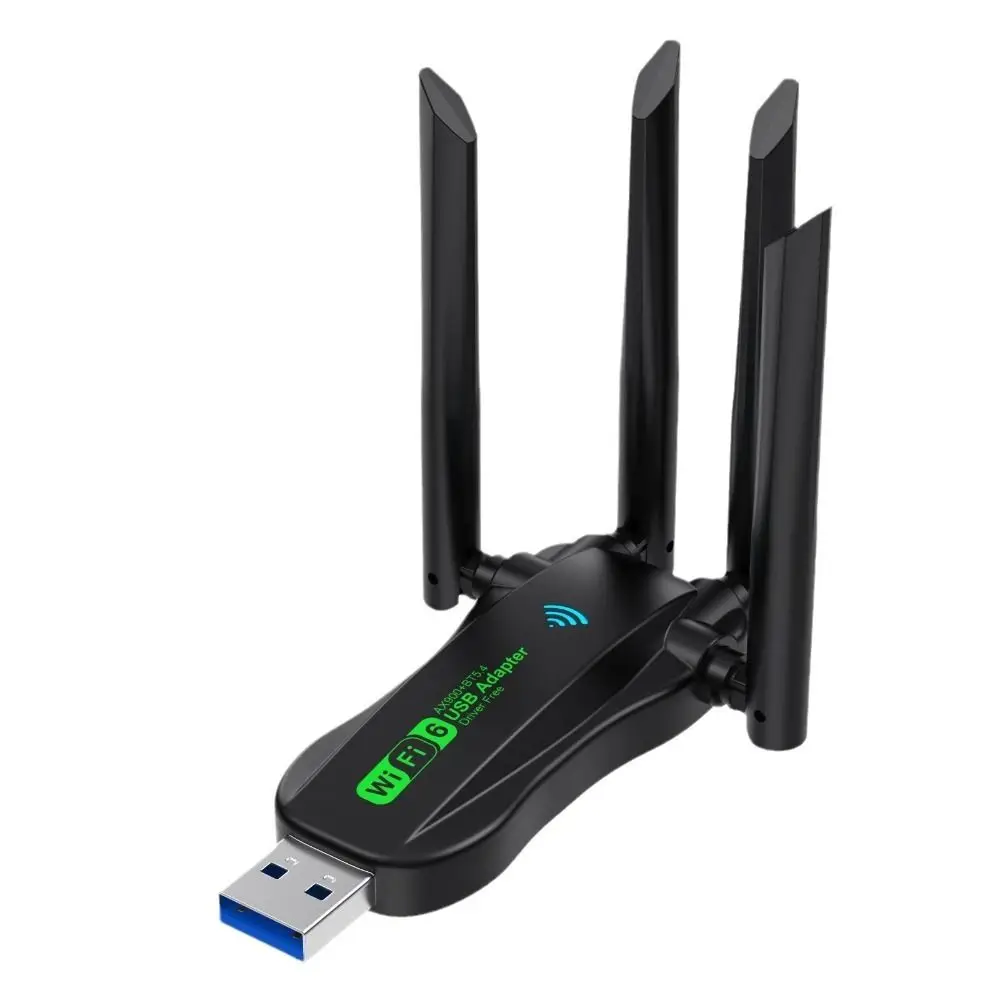 Портативная сетевая карта Wi-Fi6 1300 Мбит/с Bluetooth 2,4G/5Ghz WiFi Dongle AX900 USB3.0 двухдиапазонный Wi-Fi-приемник универсальный