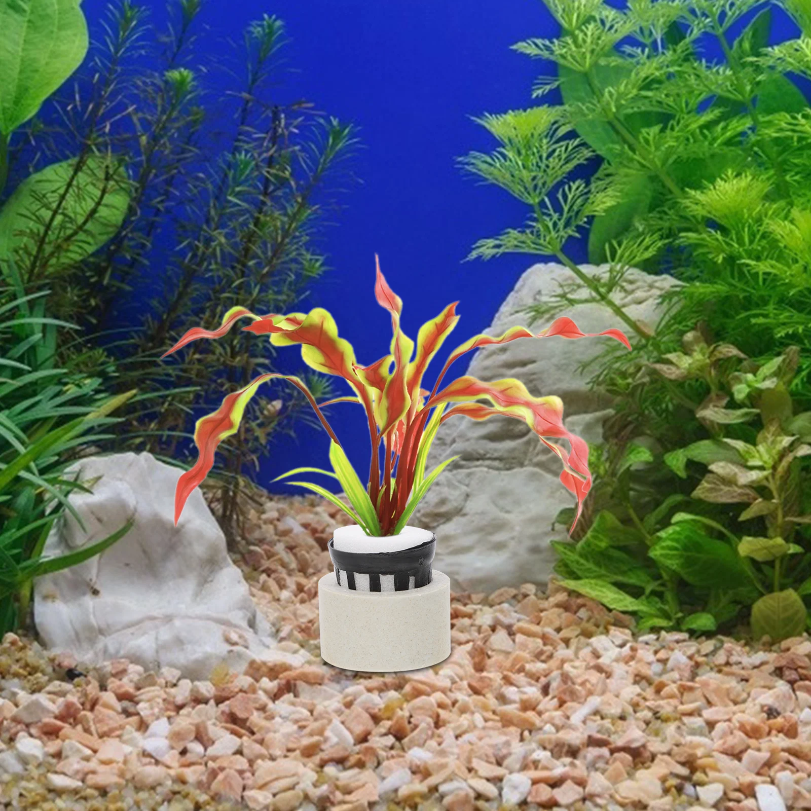

10Sets Planting Rings Premium Reusable Water Plant Bases for Fish Tank Aquarium Pond Easy-Clean Growing Tool Indoor Outdoor