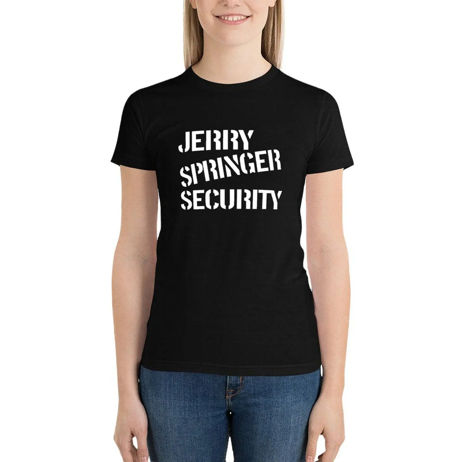 Jerry Springer Security T-Shirt aesthetic clothes cute clothes funny Women clothing