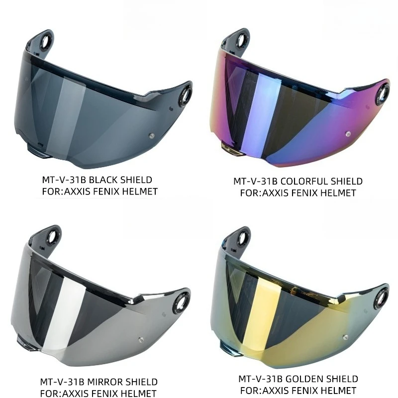 MT-V-31B Visor for AXXIS FENIX HELMET Anti-UV Dustproof Lens Helmet Accessories Sunglasses