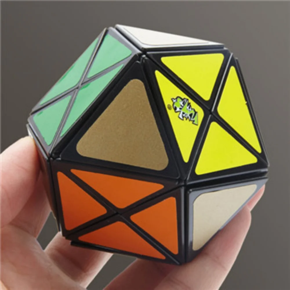 LanLan 12 Axis Dodecahedron Professional Magic Cube Cut corner Helicopter Helicopter Speed Puzzle Toys