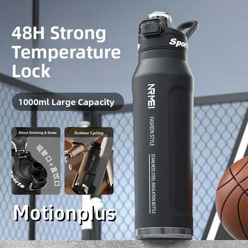 

Large Capaci Stainl Steel 36 Insulated Water Bottle for Men Outdoor Sports Cycling Portable Water Jug New 2025 Model